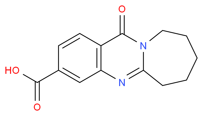 12-Oxo-6,7,8,9,10,12-hexahydro-azepino[2,1-b]quinazoline-3-carboxylic acid_Molecular_structure_CAS_108561-87-1)