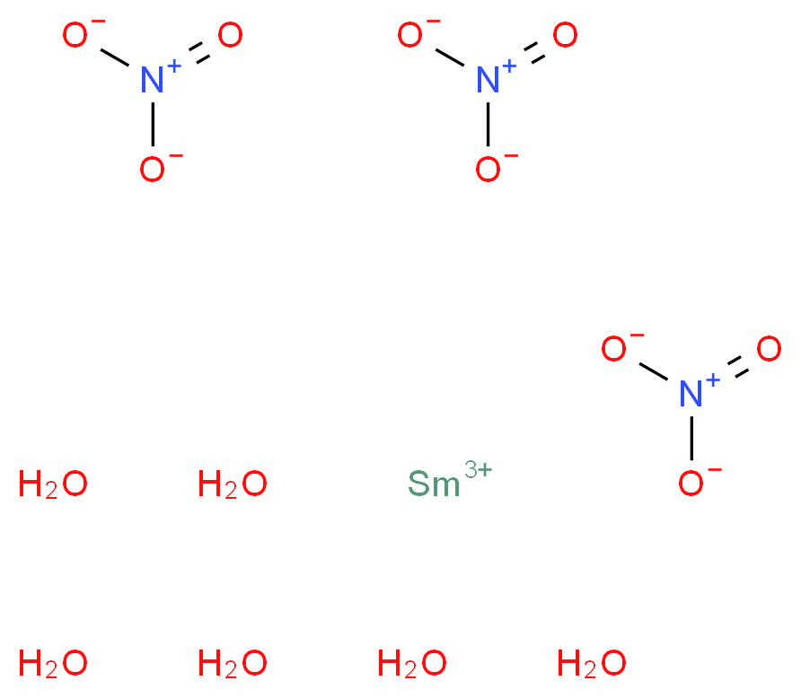 SAMARIUM NITRATE HEXAHYDRATE_Molecular_structure_CAS_13759-83-6)