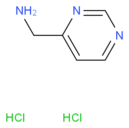 4-Aminomethylpyrimidine dihydrochloride_Molecular_structure_CAS_618446-08-5)