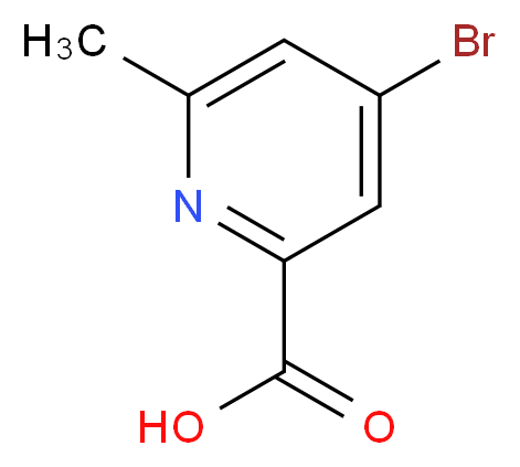 4-BROMO-6-METHYLPYRIDINE-2-CARBOXYLIC ACID_Molecular_structure_CAS_886372-47-0)