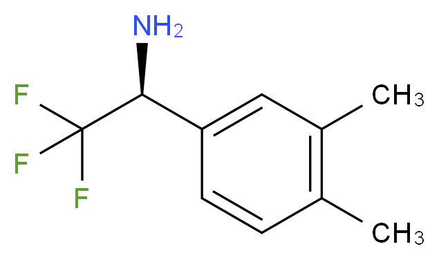 (1S)-1-(3,4-DIMETHYLPHENYL)-2,2,2-TRIFLUOROETHYLAMINE_Molecular_structure_CAS_)