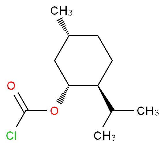 (1R)-(-)-Menthyl chloroformate_Molecular_structure_CAS_14602-86-9)