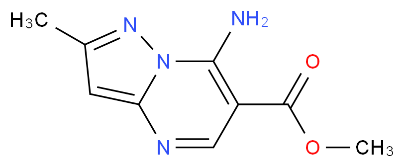 Methyl 7-amino-2-methylpyrazolo[1,5-a]pyrimidine-6-carboxylate_Molecular_structure_CAS_)