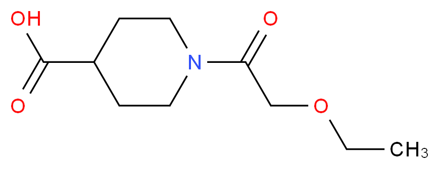 4-Piperidinecarboxylic acid,1-(2-ethoxyacetyl)_Molecular_structure_CAS_926189-92-6)