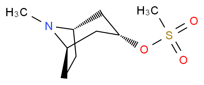 endo-8-Methyl-8-azabicyclo[3.2.1]octan-3-yl methanesulfonate_Molecular_structure_CAS_35130-97-3)
