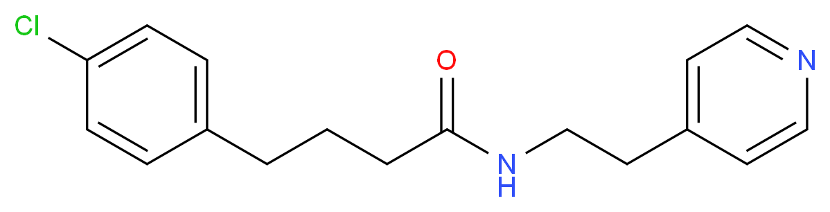 4-(4-chlorophenyl)-N-[2-(4-pyridinyl)ethyl]butanamide_Molecular_structure_CAS_)