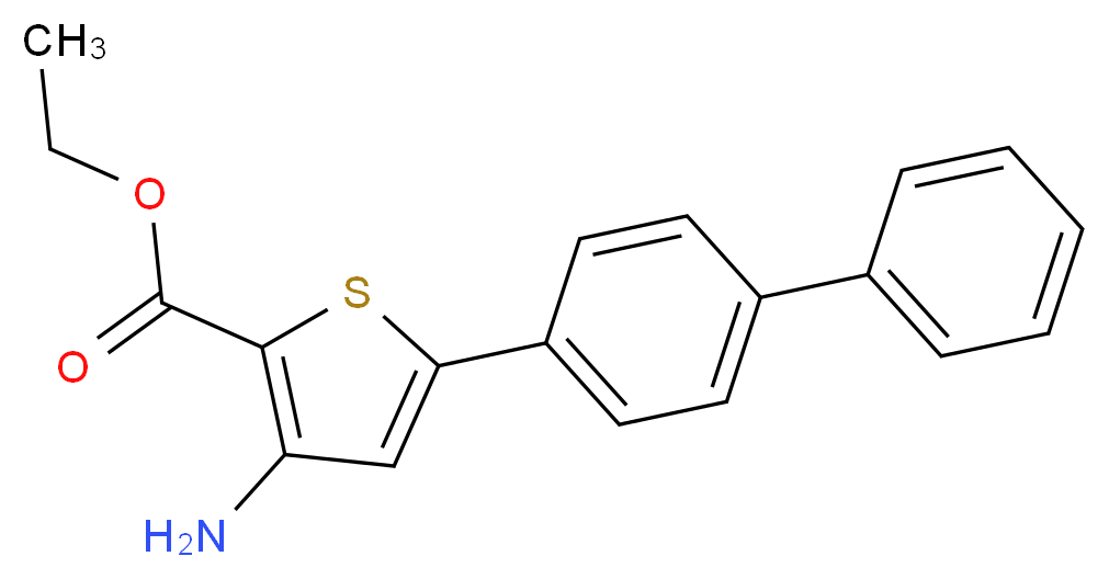ethyl 3-amino-5-(1,1'-biphenyl-4-yl)thiophene-2-carboxylate_Molecular_structure_CAS_91076-98-1)