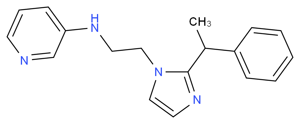 N-{2-[2-(1-phenylethyl)-1H-imidazol-1-yl]ethyl}pyridin-3-amine_Molecular_structure_CAS_)