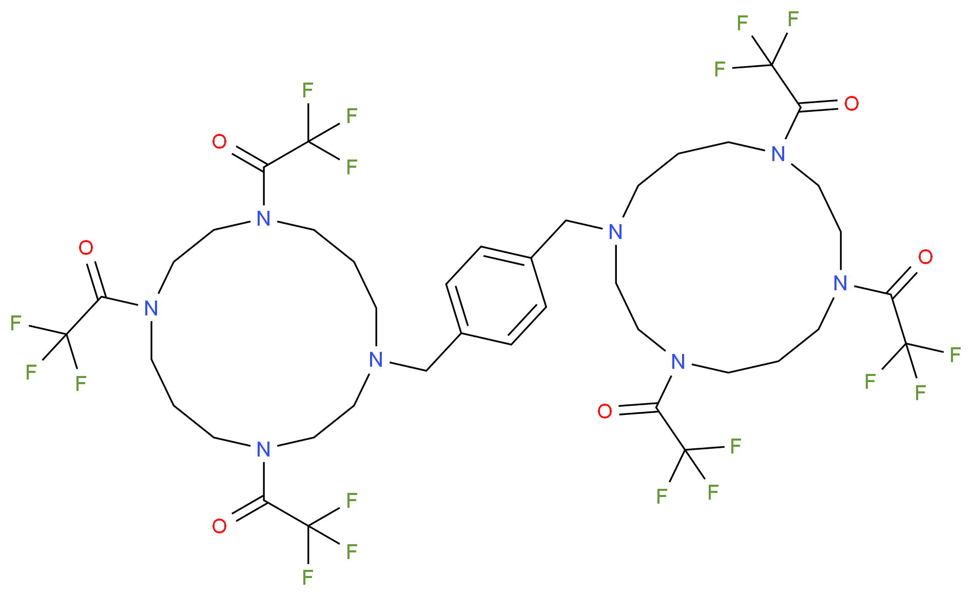 Plerixafor Hexa(trifluoroacetate)_Molecular_structure_CAS_4069393-93-3)