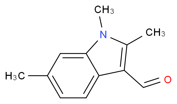 1,2,6-Trimethyl-1H-indole-3-carbaldehyde_Molecular_structure_CAS_842971-69-1)