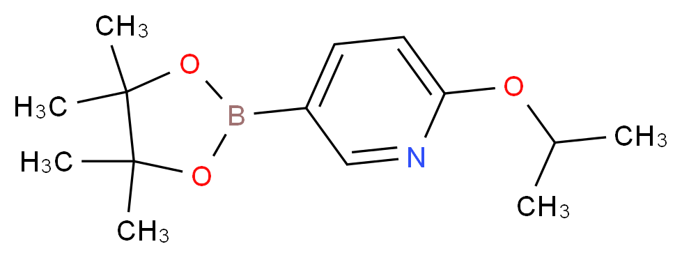 2-Isopropoxypyridine-5-boronic acid pinacol ester_Molecular_structure_CAS_871839-91-7)