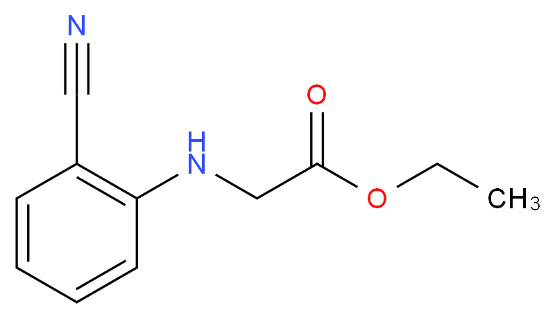Ethyl 2-(2-cyanoanilino)acetate_Molecular_structure_CAS_87223-76-5)