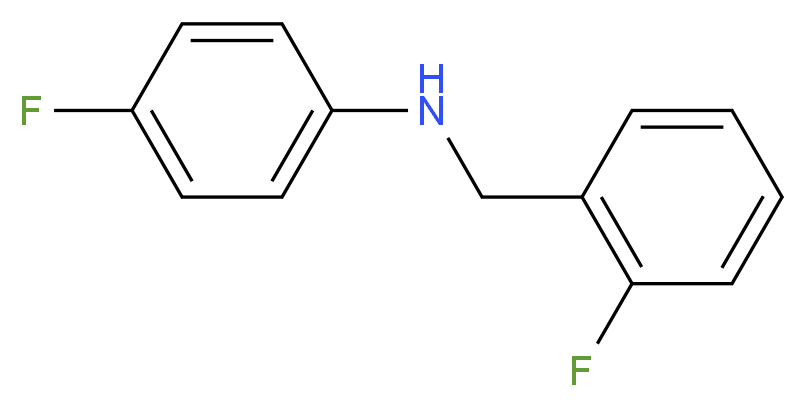 4-Fluoro-N-(2-fluorobenzyl)aniline_Molecular_structure_CAS_723753-89-7)