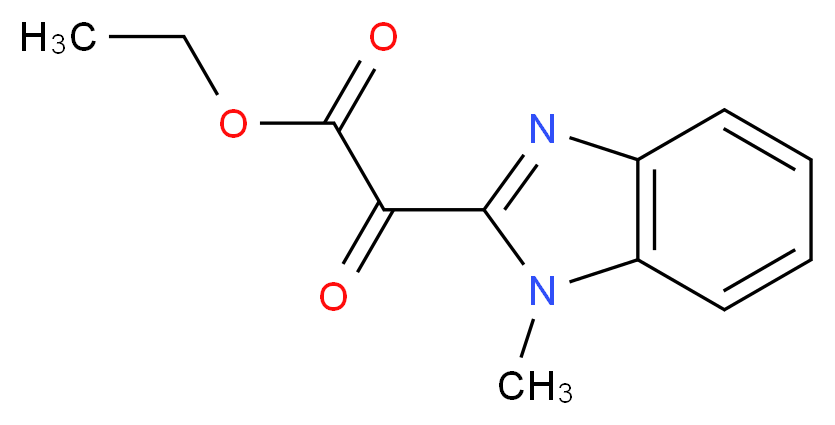 Ethyl 2-(1-methylbenzimidazol-2-yl)-2-oxoacetate_Molecular_structure_CAS_66155-91-7)