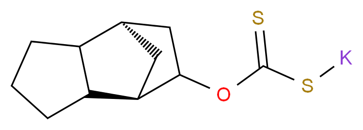 O-Tricyclo[5.2.1.02,6]dec-9-yl dithiocarbonate potassium salt_Molecular_structure_CAS_83373-60-8)