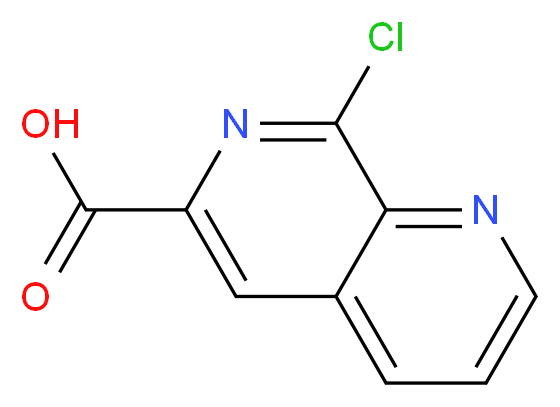 8-Chloro-1,7-naphthyridine-6-carboxylic acid_Molecular_structure_CAS_)
