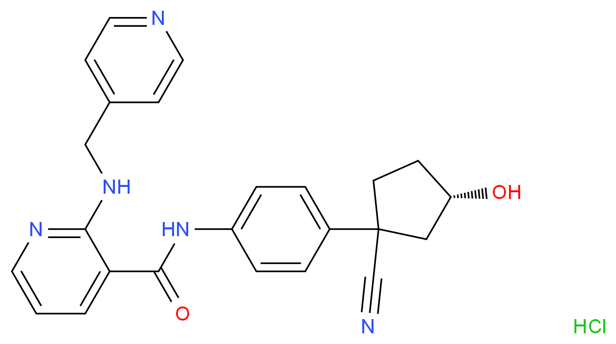 rac trans-3-Hydroxy Apatinib Hydrochloride _Molecular_structure_CAS_)