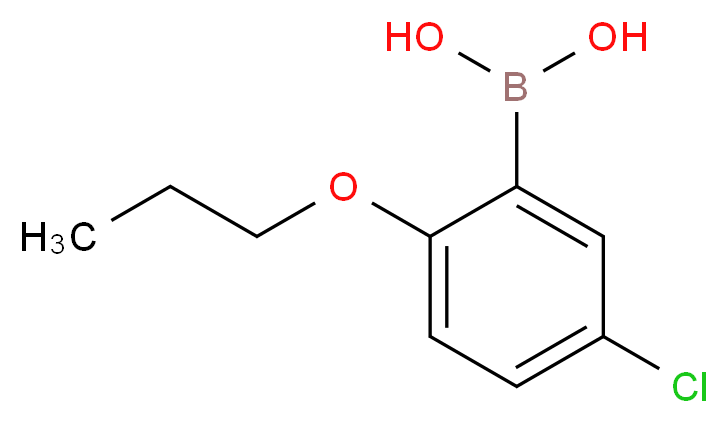 5-Chloro-2-propoxyphenylboronic acid_Molecular_structure_CAS_849062-29-9)