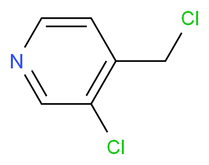 3-chloro-4-(chloromethyl)pyridine_Molecular_structure_CAS_485828-89-5)