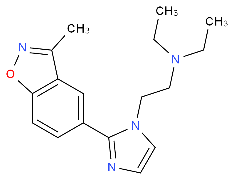 N,N-diethyl-2-[2-(3-methyl-1,2-benzisoxazol-5-yl)-1H-imidazol-1-yl]ethanamine_Molecular_structure_CAS_)