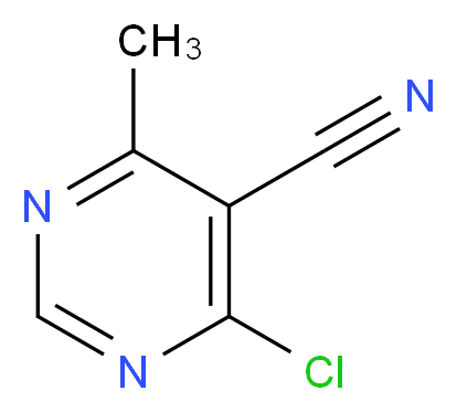 4-CHLORO-5-CYANO-6-METHYLPYRIMIDINE_Molecular_structure_CAS_425395-73-9)
