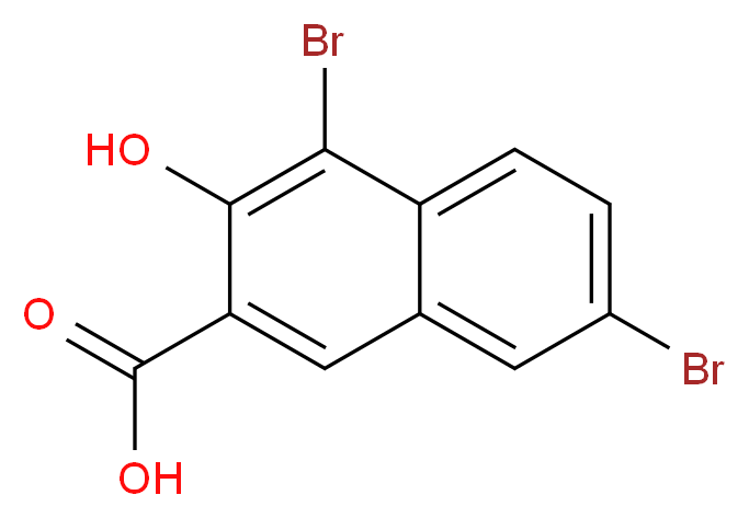 1,6-Dibromo-2-hydroxynaphthalene-3-carboxylic acid_Molecular_structure_CAS_1779-10-8)