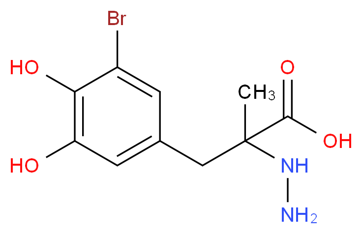 3-Bromo Carbidopa_Molecular_structure_CAS_1246819-09-9)