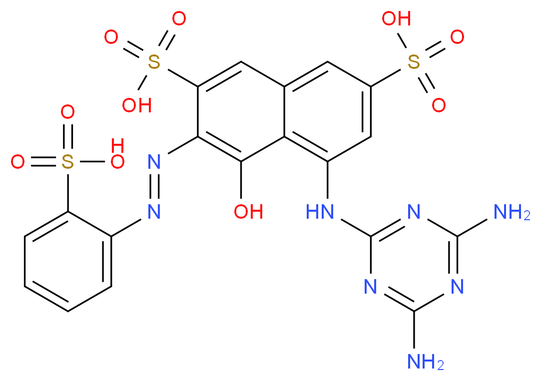 Reactive Red 1 Dye_Molecular_structure_CAS_)