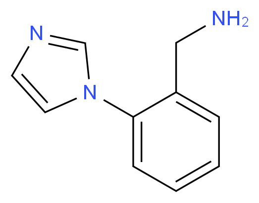 [2-(1H-imidazol-1-yl)phenyl]methanamine_Molecular_structure_CAS_)