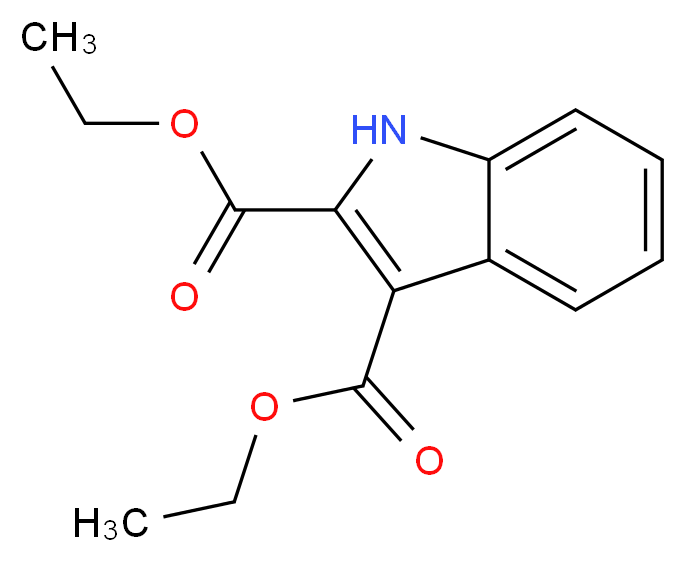 Diethyl 1H-indole-2,3-dicarboxylate_Molecular_structure_CAS_128942-88-1)