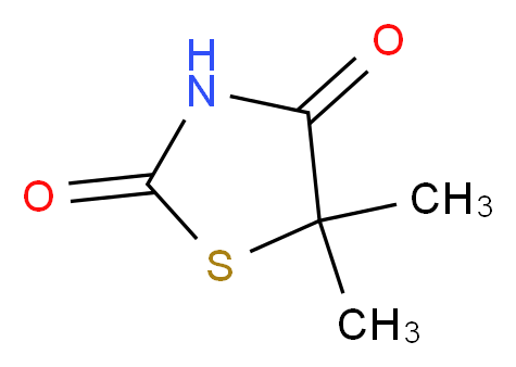 5,5-dimethyl-1,3-thiazolidine-2,4-dione_Molecular_structure_CAS_)