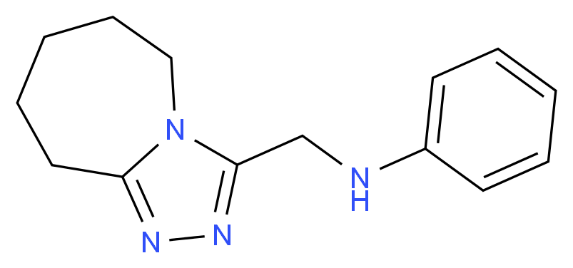 Phenyl-(6,7,8,9-tetrahydro-5H-[1,2,4]triazolo[4,3-a]azepin-3-ylmethyl)-amine_Molecular_structure_CAS_)