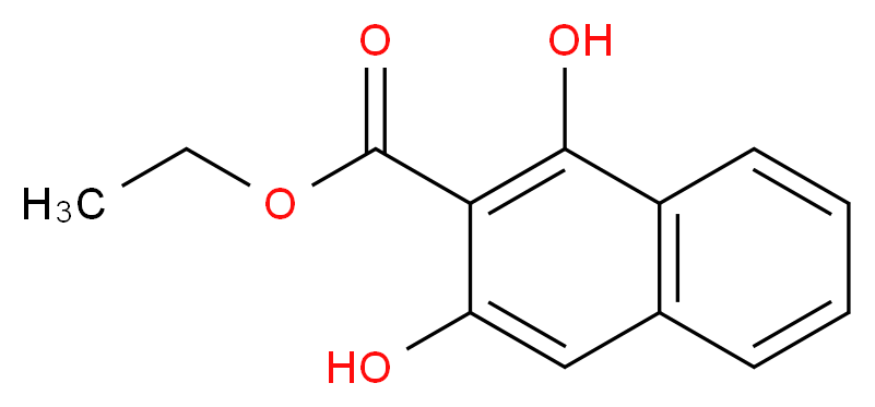 1,3-Dihydroxy-naphthalene-2-carboxylic acid ethyl ester_Molecular_structure_CAS_6843-89-6)