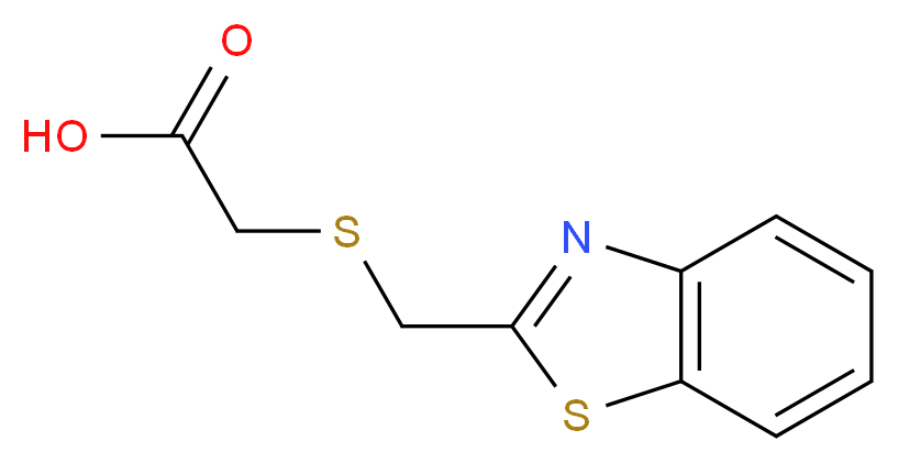 [(1,3-benzothiazol-2-ylmethyl)thio]acetic acid_Molecular_structure_CAS_99184-85-7)