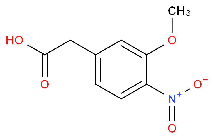 2-(3-Methoxy-4-nitrophenyl)acetic acid_Molecular_structure_CAS_5803-22-5)