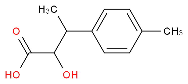 2-hydroxy-3-(4-methylphenyl)butanoic acid_Molecular_structure_CAS_)