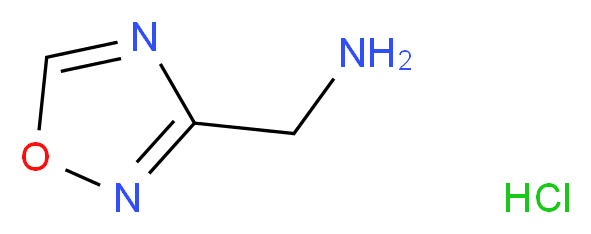 (1,2,4-Oxadiazol-3-ylmethyl)amine hydrochloride_Molecular_structure_CAS_)