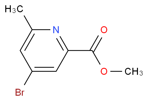 4-BROMO-6-METHYL-PYRIDINE-2-CARBOXYLIC ACID METHYL ESTER_Molecular_structure_CAS_886372-47-0)