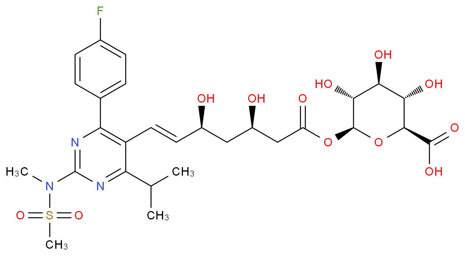 Rosuvastatin Acyl-β-D-glucuronide_Molecular_structure_CAS_503610-44-4)