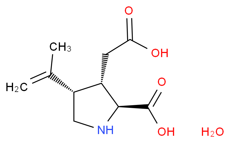 Kainic acid monohydrate_Molecular_structure_CAS_58002-62-3)
