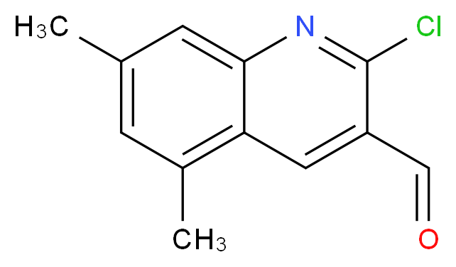 2-CHLORO-5,7-DIMETHYLQUINOLINE-3-CARBOXALDEHYDE_Molecular_structure_CAS_482639-32-7)