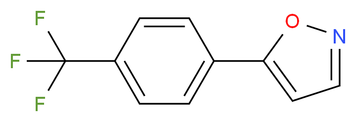 5-[4-(Trifluoromethyl)phenyl]isoxazole_Molecular_structure_CAS_)