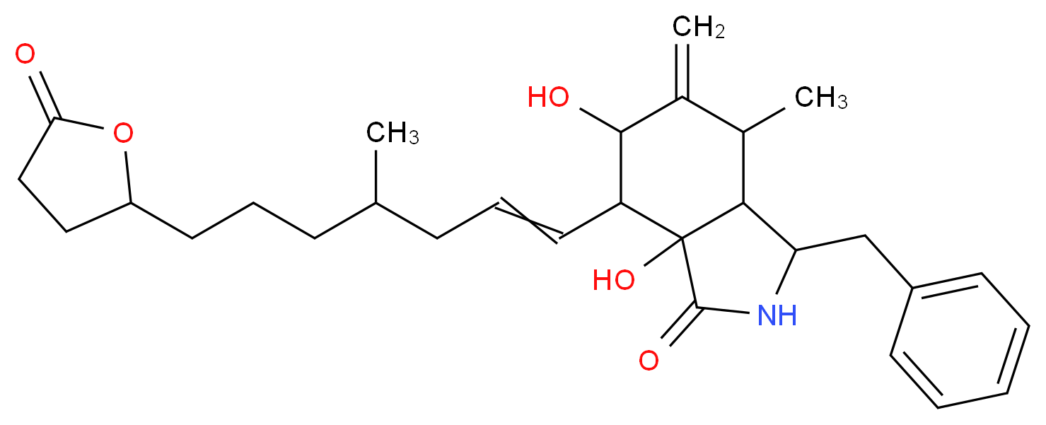 Dihydrocytochalasin B γ-lactone_Molecular_structure_CAS_14110-71-5)