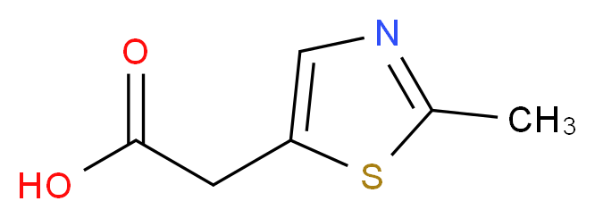 (2-Methyl-thiazol-5-yl)-acetic acid_Molecular_structure_CAS_52454-65-6)