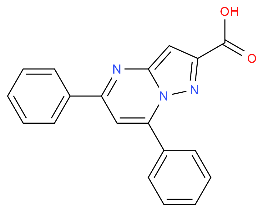 5,7-Diphenylpyrazolo[1,5-a]pyrimidine-2-carboxylic acid_Molecular_structure_CAS_5646-98-0)