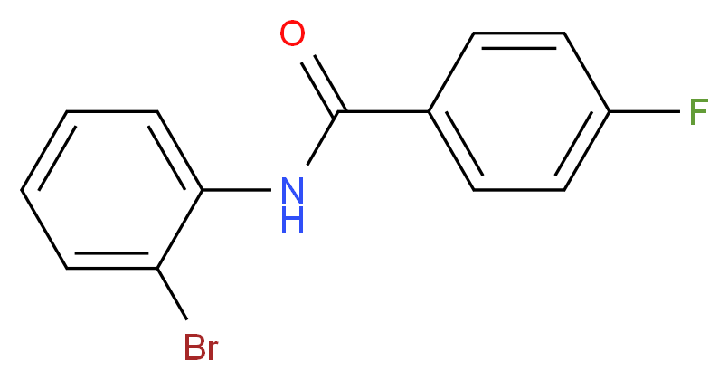 N-(2-Bromophenyl)-4-fluorobenzamide_Molecular_structure_CAS_671-13-6)