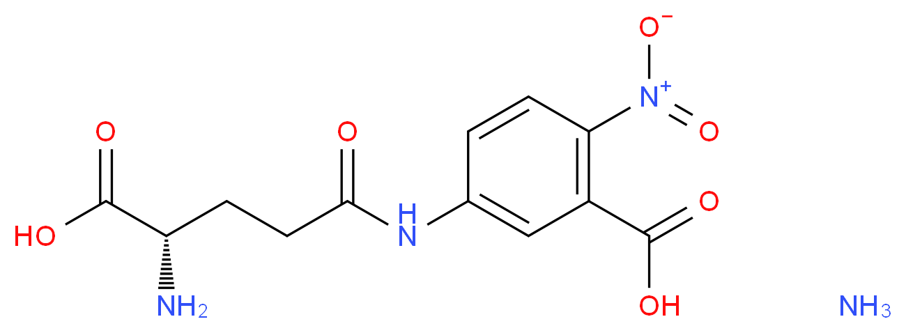 L-Glutamic acid γ-(3-carboxy-4-nitroanilide) ammonium salt_Molecular_structure_CAS_63699-78-5)