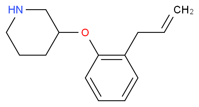 2-Allylphenyl 3-piperidinyl ether_Molecular_structure_CAS_)