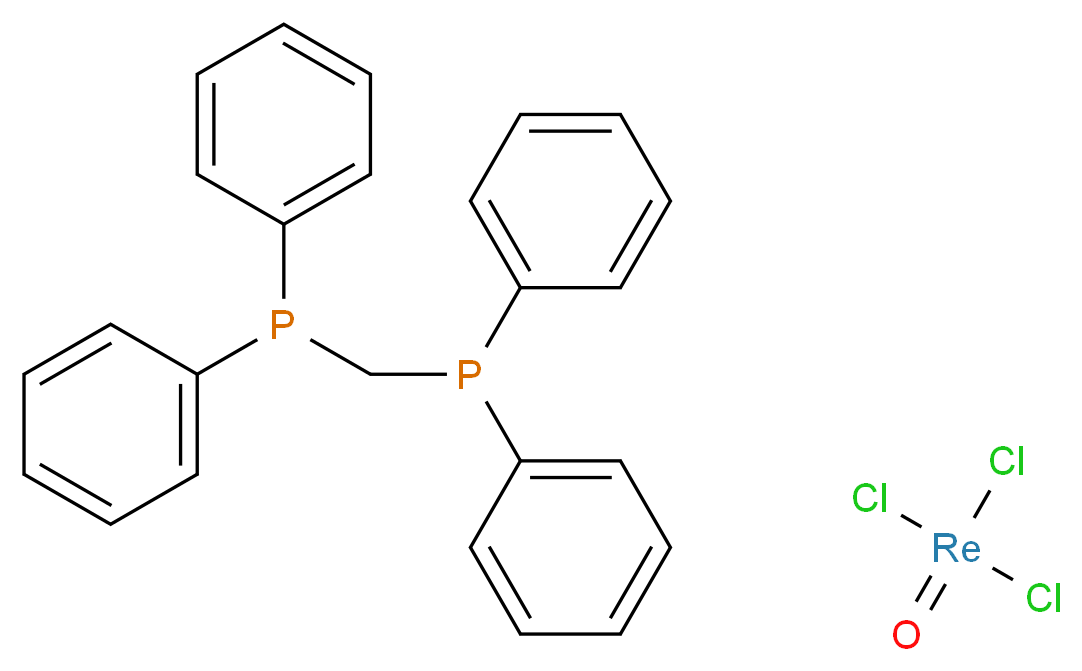 Oxotrichloro[bis(diphenylphosphino)methane]rhenium(V)_Molecular_structure_CAS_60260-17-5)