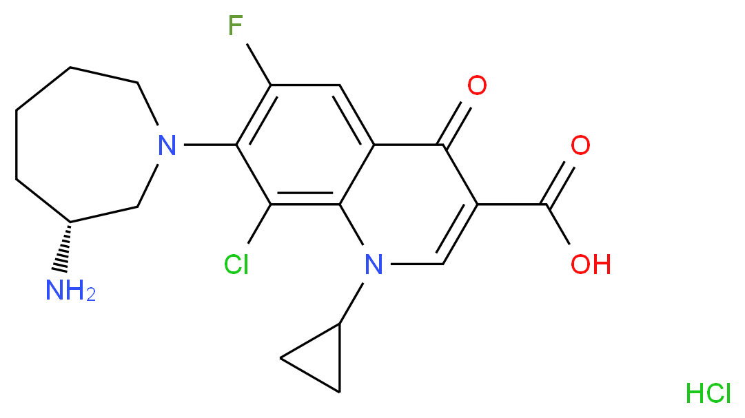 Besifloxacin Hydrochloride_Molecular_structure_CAS_405165-61-9)